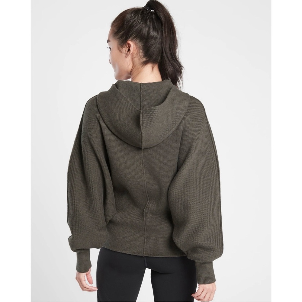 Athleta Aurora Dolman Sweater in Mountain Olive NWT SZ XL and 1X - Picture 4 of 15